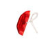 60R-MV by PETERSON LIGHTING - LED Marker/ Clearance, P2, Rectangular, Thin-Line, 4.5"X.9" Multi-volt, red, poly bag