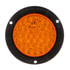 818A-36 by PETERSON LIGHTING - LED Turn Signal, Round, Flange 4" 12V, amber, poly bag