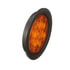 818A-7 by PETERSON LIGHTING - 817A-7/818A-7 LumenX® 4" Round LED Front and Rear Turn Signal, AMP - Amber Flange Mount