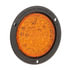 818A-36 by PETERSON LIGHTING - LED Turn Signal, Round, Flange 4" 12V, amber, poly bag