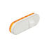 820A-7 by PETERSON LIGHTING - 820A-7/823A-7 LumenX® Oval LED Front and Rear Turn Signal, AMP - Amber Grommet Mount