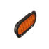 822A-7 by PETERSON LIGHTING - LED Turn Signal, Front & Rear Oval, Flange-Mount 7.88"X3.63", amber, poly bag