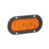 823A-10 by PETERSON LIGHTING - LED Front Park & Turn, Oval, 10 Diode AMP Housing Flange-Mount 6.5"X2.25", amber, poly bag