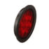 824R-7 by PETERSON LIGHTING - LED Stop/Turn/Tail, Round, Flange-Mount 4", red, poly bag