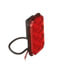 850R-1 by PETERSON LIGHTING - 850R-1 Rectangular LED Rear Stop, Turn and Tail Light - Red with Stripped Wires