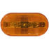 M135A by PETERSON LIGHTING - Incandescent Marker/ Clearance, PC-Rated, Oblong, 4.125"X2", amber, bulk pack