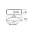 M161A by PETERSON LIGHTING - LED Marker/ Clearance, P2, Rectangular, 4"X1.25", amber, bulk pack