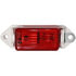 V107WR by PETERSON LIGHTING - Incandescent Marker/ Clearance, Rectangular, White, 3.18"X1.00", red, Viz Pack