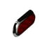 V423XR-4 by PETERSON LIGHTING - LED Stop/Turn/Tail, Oval, w/ Chrome Flange, 7.88"X3.63", Multi-volt, red, Viz Pack