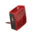 V844L by PETERSON LIGHTING - LED Stop/Turn/Tail & Side Marker Light Rectangular, Submersible Low Profile Over 80" w/ License Light 5.38"X4.61", red, Viz Pack