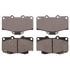 AD0436 by ADVICS - ADVICS Ultra-Premium Ceramic Brake Pads