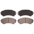 AD0867 by ADVICS - ADVICS Ultra-Premium Ceramic Brake Pads