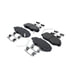 AD0958 by ADVICS - ADVICS Ultra-Premium Ceramic Brake Pads