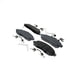 Advics AD1094 Disc Brake Pad Set ADVICS Ultra-Premium Ceramic Brake Pads