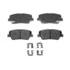 AD1284 by ADVICS - ADVICS Ultra-Premium Ceramic Brake Pads