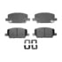 Advics AD2019 Disc Brake Pad Set ADVICS Ultra-Premium Ceramic Brake Pads