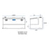 TT-45-COMBO by UWS - 45-Gallon Combo Bright Aluminum Transfer Tank