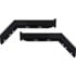 85930030 by BUYERS PRODUCTS - MUDFLAP HANGER, ANGLED, BLACK, SPRING