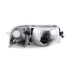 Anzo 111119 Headlight Set Crystal Headlight Set; Clear Lens; Chrome Housing; w/Corner Lights; Pair;