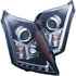 Anzo 111308 Headlight Set Projector Headlight Set; Clear Lens; Black Housing; Pair; w/Plank Style Design;