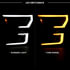 111357 by ANZO - Projector Headlight Set; Clear Lens; w/Plank Style Switchback; Black w/Amber; Pair;