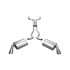 Corsa 14952 Exhaust System Kit 2.5in. Cat-Back Dual Rear Exit with Single 4.0in. Polished Pro-Series Tips
