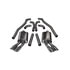 Corsa 14971 Exhaust System Kit 3.0in. Cat-Back Dual Rear Exit with Twin 4.0in. Polished Pro-Series Tips