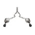 21274BLK by CORSA - 3.0' DUAL REAR EXIT XTREME CAT-BACK