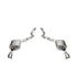 Corsa 21276 Exhaust System Kit 3.0' DUAL REAR EXIT SPORT AXLE-BACK