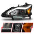 121569 by ANZO - Projector Headlight Set; Black Housing; w/Light Bar;