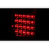 Anzo 311043 Tail Light Set Tail Light Assembly; LED; Red/Clear Lens; Pair;