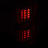 311257 by ANZO - Tail Light Assembly; LED; Red/Clear Lens; Black Housing; Pair;