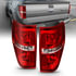 311299 by ANZO - Tail Light Assembly; Red/Clear Lens; w/o Bulb; Pair;