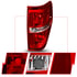 311299 by ANZO - Tail Light Assembly; Red/Clear Lens; w/o Bulb; Pair;