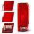 311306 by ANZO - Tail Light Assembly; Red/Clear Lens; OE Replacement;