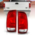 311307 by ANZO - Tail Light Assembly; Red/Clear Lens; OE Replacement;