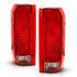 311306 by ANZO - Tail Light Assembly; Red/Clear Lens; OE Replacement;