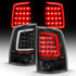 311318 by ANZO - Tail Light Assembly; LED; Clear Lens; Black Housing; w/Plank Style Design; Pair;