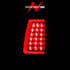 311333 by ANZO - Tail Light Assembly; LED; Clear Lens; Black; Pair;