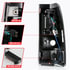 Anzo 311334 Tail Light Set Tail Light Assembly; LED; Smoke Lens; Black; Pair;