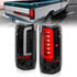311350 by ANZO - Tail Light Assembly; LED; Clear Lens; Black Housing; Pair;