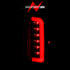 311350 by ANZO - Tail Light Assembly; LED; Clear Lens; Black Housing; Pair;