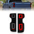 311415 by ANZO - Tail Light Assembly; Full LED; Smoke Lens; Black Housing; w/Light Bar Sequential;
