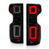 Anzo 311415 Tail Light Set Tail Light Assembly; Full LED; Smoke Lens; Black Housing; w/Light Bar Sequential;