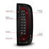 Anzo 311433 Tail Light Set Tail Light Assembly; LED; w/Red Light Bar; Black Housing; Smoke Lens;