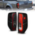 311444 by ANZO - Tail Light Assembly; LED; Smoke Lens; Black Housing; Pair;