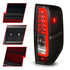 311444 by ANZO - Tail Light Assembly; LED; Smoke Lens; Black Housing; Pair;