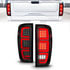 Anzo 311459 Tail Light Set Tail Light Assembly; Full LED; LED Tube; Sequential Signal; Black Housing; Clear Lens; Pair;