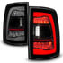 311470 by ANZO - Tail Light Assembly; LED; Smoke Lens; Black Housing; w/Sequential; Pair;