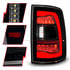 311470 by ANZO - Tail Light Assembly; LED; Smoke Lens; Black Housing; w/Sequential; Pair;